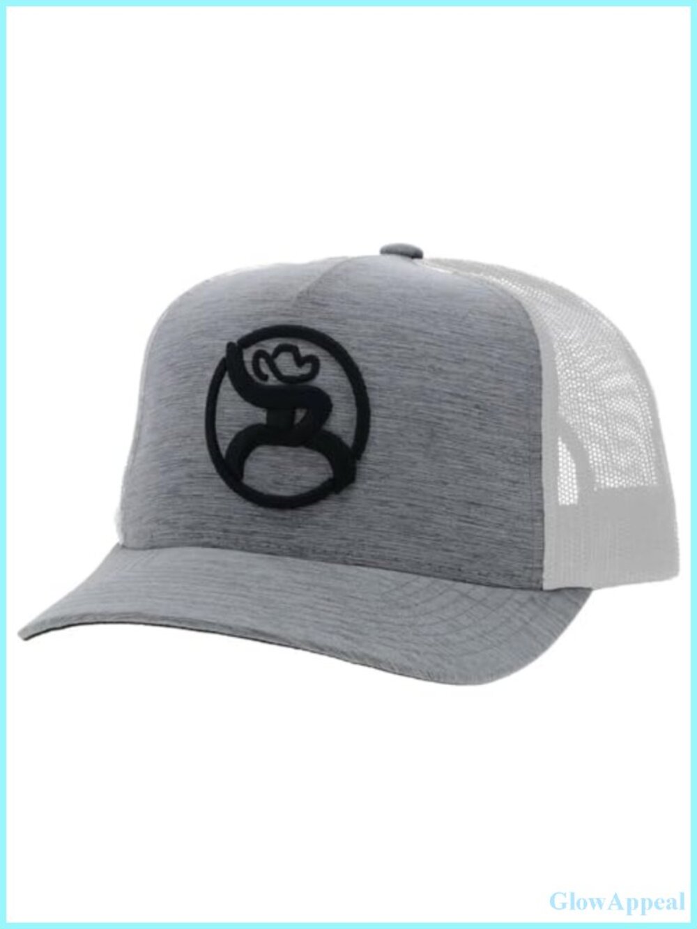 Structured Snapback Hat with Breathable Mesh Back
